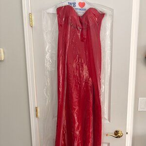 La Femme Red Prom Dress